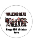 The Walking Dead 02 Edible Icing Cake Topper