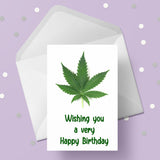 Weed, Marijuana Edible Icing Cake Topper 02