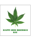 Weed, Marijuana Edible Icing Cake Topper 01