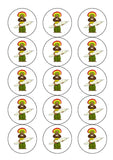 Weed, Marijuana Edible Icing Cake Topper 02
