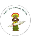 Weed, Marijuana Edible Icing Cake Topper 02