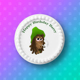 Weed, Marijuana Edible Icing Cake Topper 03