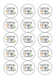Weed, Cannabis, Marijuana Edible Icing Cake Topper 09