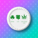 Weed, Cannabis, Marijuana Edible Icing Cake Topper 11 - Super Lucky