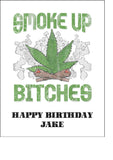 Weed, Cannabis, Marijuana Edible Icing Cake Topper 13