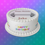 Weight Lifting 02 Edible Icing Cake Topper or Ribbon