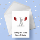 Weight Lifting 01 Edible Icing Cake Topper or Ribbon