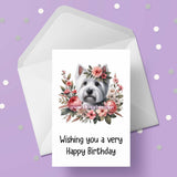 West Highland Terrier Birthday Card 03 - Westie Dog
