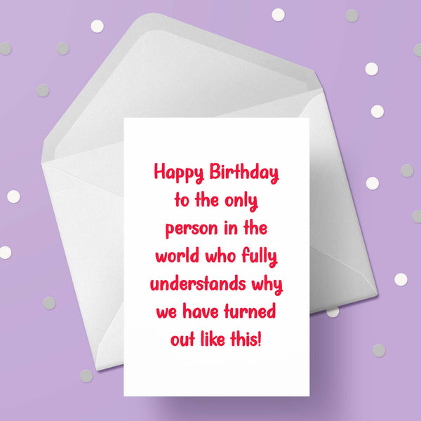 Birthday Card for Brother 12 with funny message from sibling