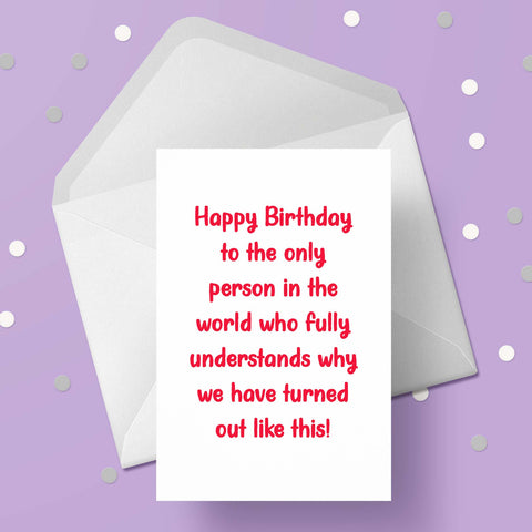 Birthday Card for Brother 12 with funny message from sibling
