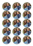 Prince William & Kate Edible Icing Cake Topper or Ribbon