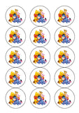 Winnie the Pooh 01 Edible icing Cake Topper OR Ribbon