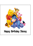 Winnie the Pooh 01 Edible icing Cake Topper OR Ribbon