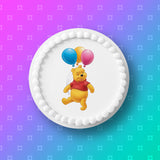 Winnie the Pooh 02 Edible icing Cake Topper OR Ribbon