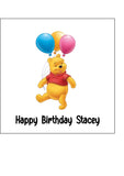Winnie the Pooh 02 Edible icing Cake Topper OR Ribbon