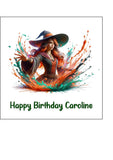 Witch 01 Edible Icing Cake Topper