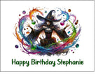Witch 02 Edible Icing Cake Topper