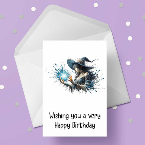 Witch 04 Birthday Card
