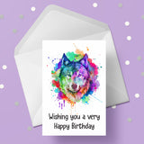Wolf 01 Edible Icing Cake Topper