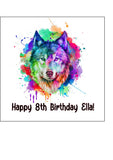 Wolf 04 Edible Icing Cake Topper