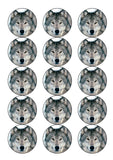 Wolf 05 Edible Icing Cake Topper