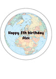The World Edible Icing Cake Topper 01 - Planet Earth