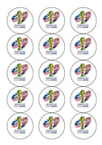 World Cup 2026 Football Edible Icing Cake Topper or Topper 03