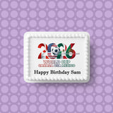 World Cup 2026 Football Edible Icing Cake Topper or Topper 04