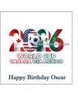 World Cup 2026 Football Edible Icing Cake Topper or Topper 04
