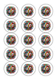 World Cup 2026 Football Edible Icing Cake Topper or Topper 06
