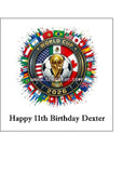 World Cup 2026 Football Edible Icing Cake Topper or Topper 06