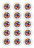 World Cup 2026 Football Edible Icing Cake Topper or Topper 01