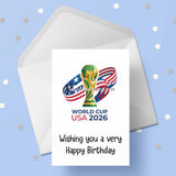 World Cup 2026 Football Birthday Card 03