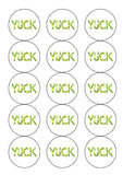 Christmas Cake Topper 08 - Funny YUCK Brussel Sprouts