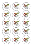 Christmas Cake Topper 09 -  Joy to the ....