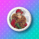 Christmas Cake Topper 10 - Art Deco Lady