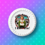 Christmas Cake Topper 12 - ELF .... OMG Santa....I know him!