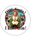 Christmas Cake Topper 12 - ELF .... OMG Santa....I know him!