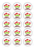 Christmas Cake Topper 19 -  Funny Brussel Sprouts