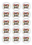 Christmas Cake Topper 20 - Santa Baby
