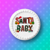 Christmas Cake Topper 20 - Santa Baby