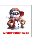 Christmas Cake Topper 27 - Funny Bad Boy Snowman