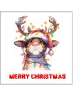Christmas Cake Topper 37 - Christmas Cute Reindeer