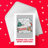 Christmas Cake Topper 59 - Funny Fat Bank Account v Skinny Body