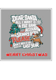 Christmas Cake Topper 59 - Funny Fat Bank Account v Skinny Body