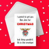 Funny Christmas Card with Bon Jovi