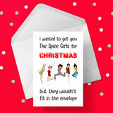 Funny Christmas Card with Spice Girls