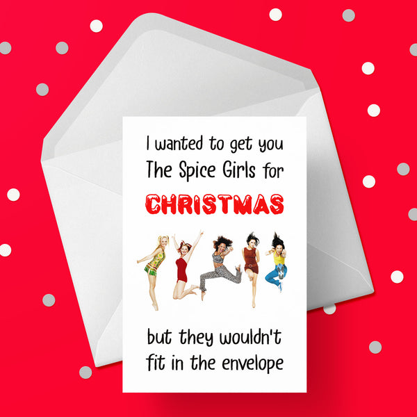 Funny Christmas Card with Spice Girls