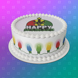 Xmas Weed, Marijuana Edible Icing Cake Topper 02