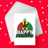 Xmas Weed, Marijuana Edible Icing Cake Topper 02